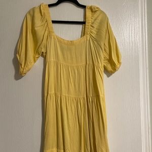 Yellow summer dress